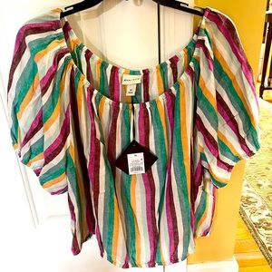 Ava &Viv Striped Top